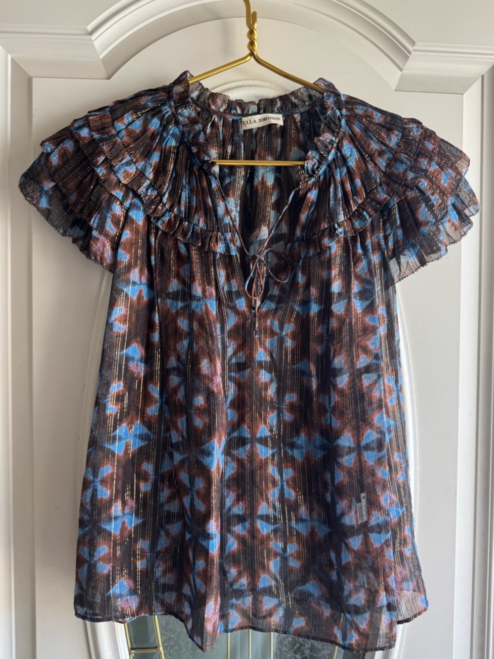 Ulla Johnson Marta Blouse- Twilight Prism - Picture 4 of 8